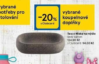 Tesco Miska na mýdlo nabídka