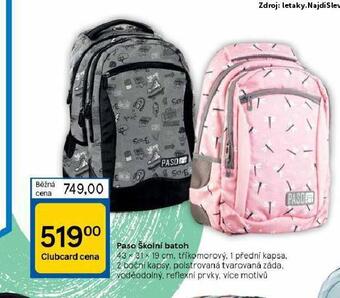 Tesco Školní batoh nabídka