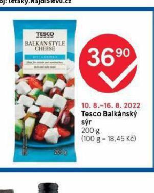 Tesco Balkánský sýr nabídka