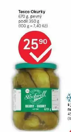 Tesco Okurky nabídka
