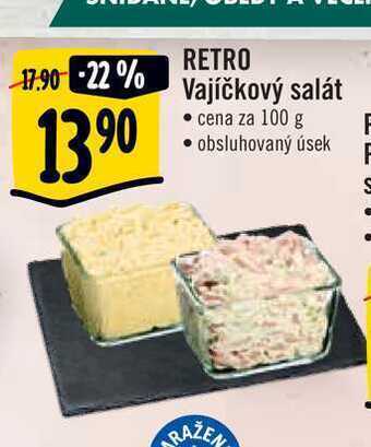 Albert Retro vajíčkový salát 100 g nabídka