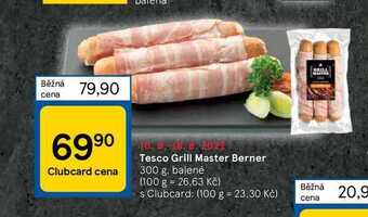 Tesco Tesco grill master berner 300 g nabídka