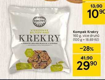 Tesco Kompek krekry 160 g nabídka
