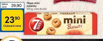 Tesco 7days mini sušenky 100 g nabídka