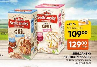 Terno Sedlčanský hermelín na gril nabídka