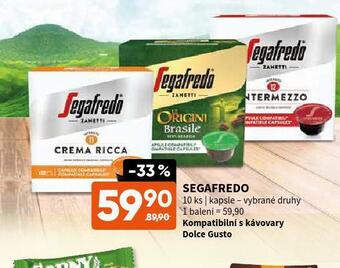 Terno Segafredo kapsle nabídka