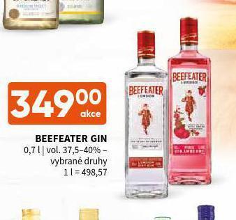 Terno Beefeater gin nabídka