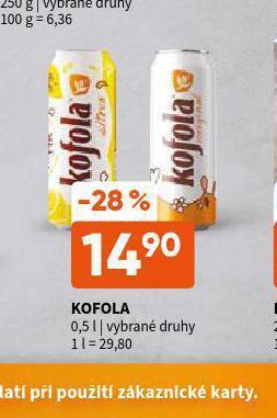 Terno Kofola nabídka