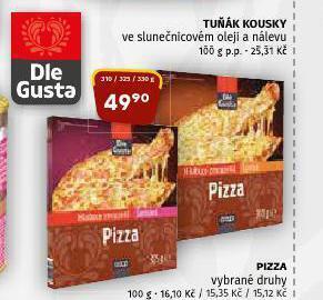 Terno Pizza nabídka