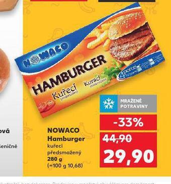 Kaufland Nowaco hamburger nabídka