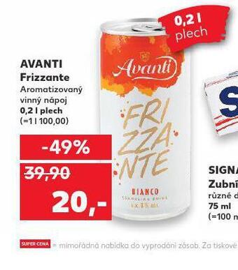 Kaufland Avanti frizzante nabídka