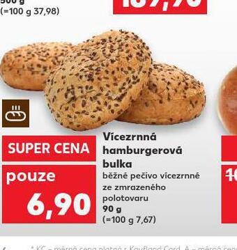 Kaufland Vícezrnná hamburgerová bulka nabídka