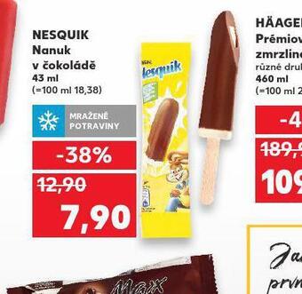 Kaufland Nesquick nanuk v čokoládě nabídka
