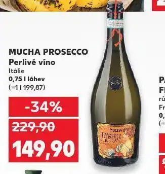 Kaufland Mucha prosecco nabídka