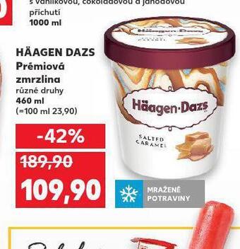 Kaufland Häagen dazs prémiová zmrzlina nabídka