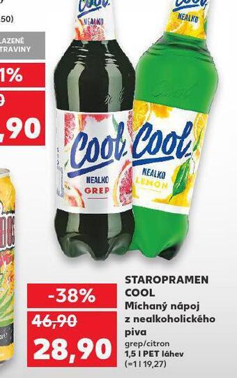 Kaufland Pivo staropramen cool nealko nabídka