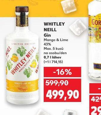 Kaufland Whitley neill gin nabídka