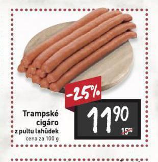Billa Trampské cigáro nabídka