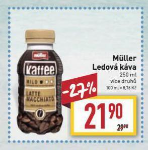 Billa Muller ledová káva nabídka