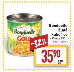 Billa Bonduelle zlatá kukuřice nabídka