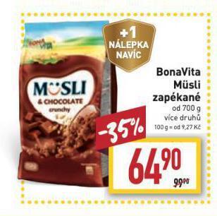 Billa Bonavita musli nabídka