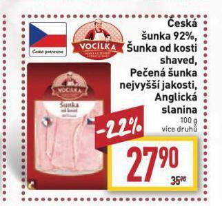 Billa Česká šunka nabídka