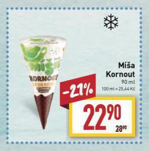 Billa Míša kornout nabídka