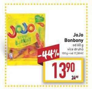 Billa Jojo bonbony nabídka