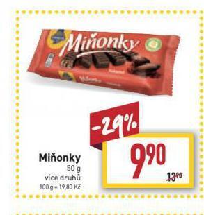 Billa Miňonky nabídka