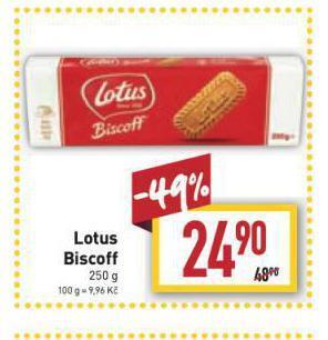 Billa Lotus biscoff nabídka