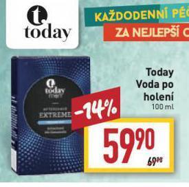Billa Today voda po holení nabídka
