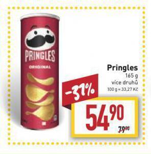 Billa Pringles nabídka