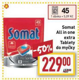 Billa Somat tablety do myčky nabídka