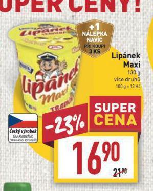 Billa Lipánek maxi nabídka