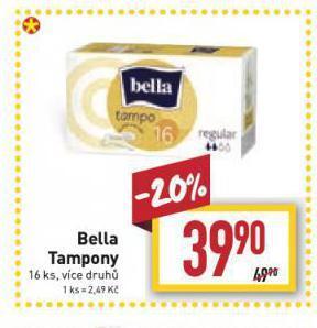 Billa Bella tampony nabídka
