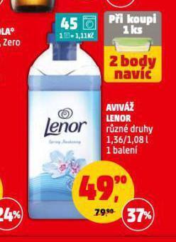 Penny Market Lenor aviváž nabídka