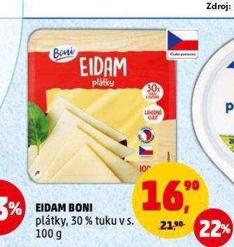 Penny Market Eidam sýr nabídka