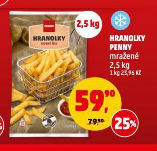 Penny Market Hranolky nabídka