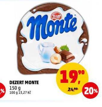 Penny Market Dezert monte nabídka