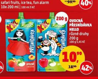 Penny Market Hello ovocná přesnídávka nabídka