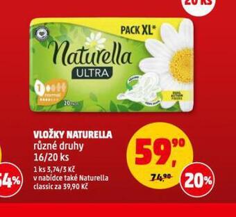 Penny Market Vložky naturella nabídka