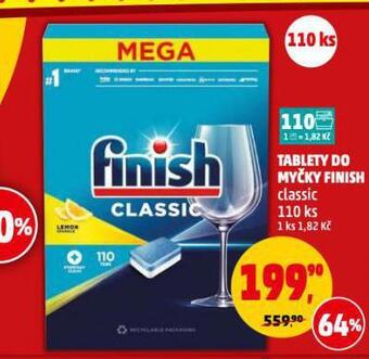 Penny Market Finish tablety do myčky nabídka