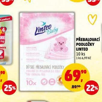 Penny Market Linteo přebalovací podložky nabídka