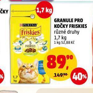 Penny Market Granule pro kočky friskies nabídka