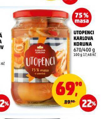 Penny Market Utopenci nabídka