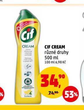 Penny Market Cif cream nabídka