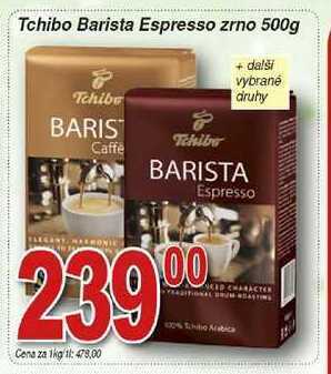 Hruška Tchibo barista espresso zrno 500g nabídka