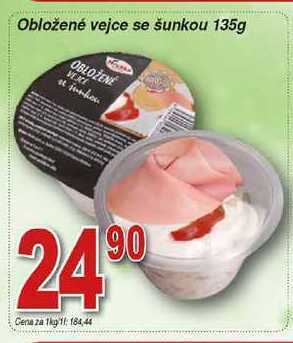 Hruška Hruška obložené vejce se šunkou 135g nabídka