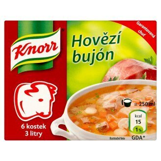 Hruška Knorr bujón 6 kostek, vybrané druhy nabídka