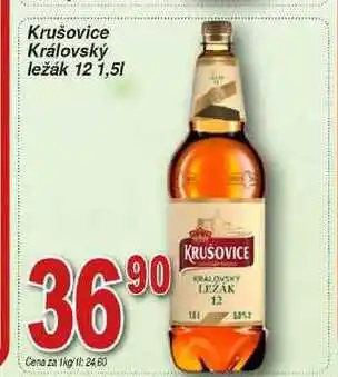 Hruška Krušovice královský ležák 12 1,5l nabídka
